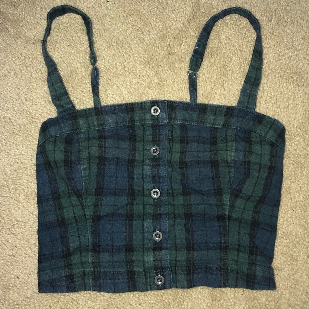 Hollister Plaid Tank Top